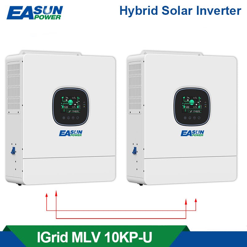 Easun power Hybrid Solar Inverter Built in 10KW 48vdc Pure Sine Wave Inverter