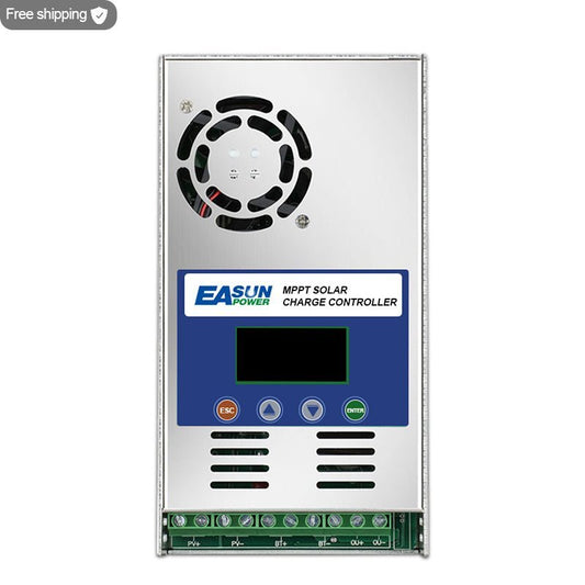 Easun power 60A MPPT Solar Charge Controller 12V 24V 36V 48V Battery PV Input 180VOC