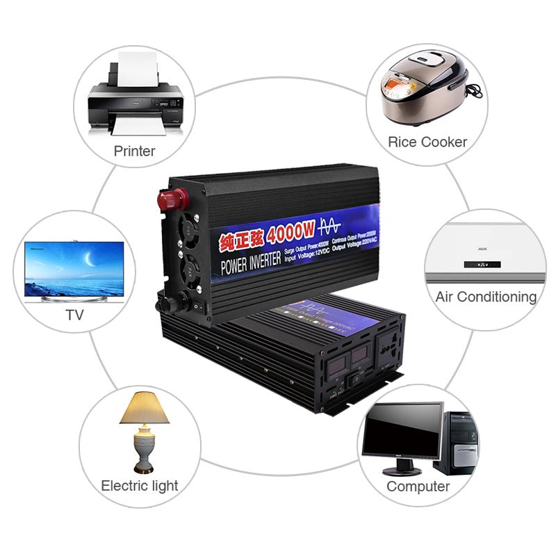 Easun power Pure Sine Wave Inverter car Inveter With Led Diaplay