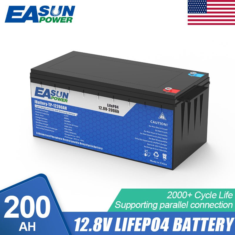 Easun power 12.8V 200AH LiFePO4 Lithium Iron Phosphate Battery