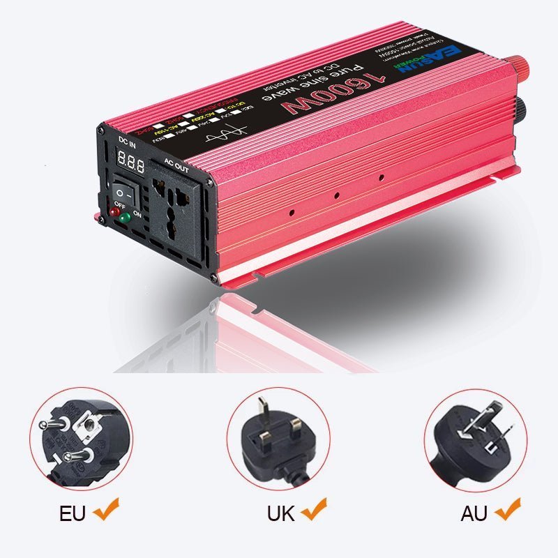 Easun power Inverter Pure Sine Wave 12V DC to AC 220V Converter 