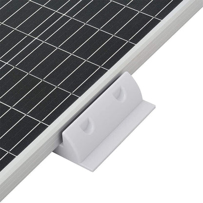 ABS Solar Module Panel Mounting Bracket Kits Dual Port Cable Gland Box Holder Fixing Roof RV Boat Sets