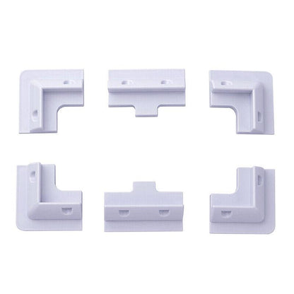 ABS Solar Module Panel Mounting Bracket Kits Dual Port Cable Gland Box Holder Fixing Roof RV Boat Sets