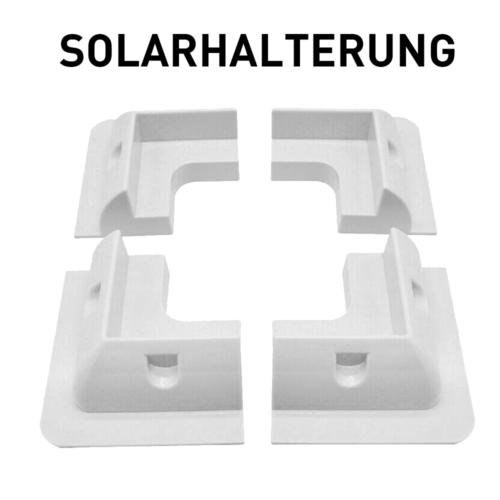 ABS Solar Module Panel Mounting Bracket Kits Dual Port Cable Gland Box Holder Fixing Roof RV Boat Sets